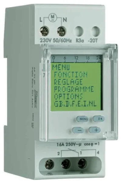 Legrand Digitalschaltuhr Alpha REX3 D22 412641